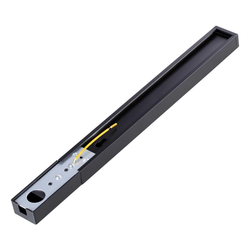 Шинопровод однофазный двухжильный (универсальный) с токопроводом и заглушкой, 2м NOVOTECH 135138 черный