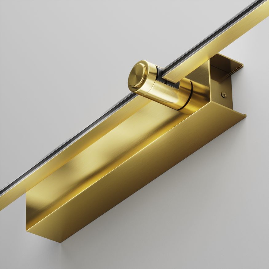 Комплектующие для систем освещения с токоведущими элементами Technical TRA155CW-BB-BS MAYTONI Accessories for tracks Flarity Латунь