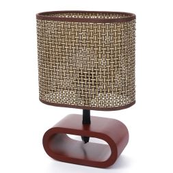 Настольная лампа LUMION 8200/1T MADERANA кофейный, коричневый