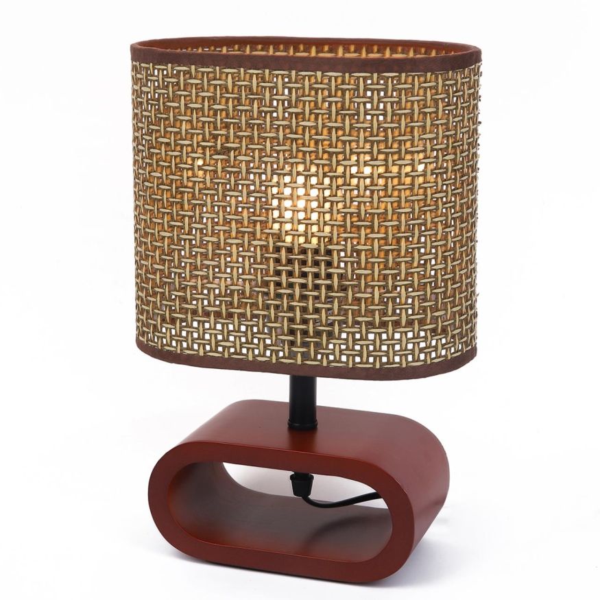Настольная лампа LUMION 8200/1T MADERANA кофейный, коричневый