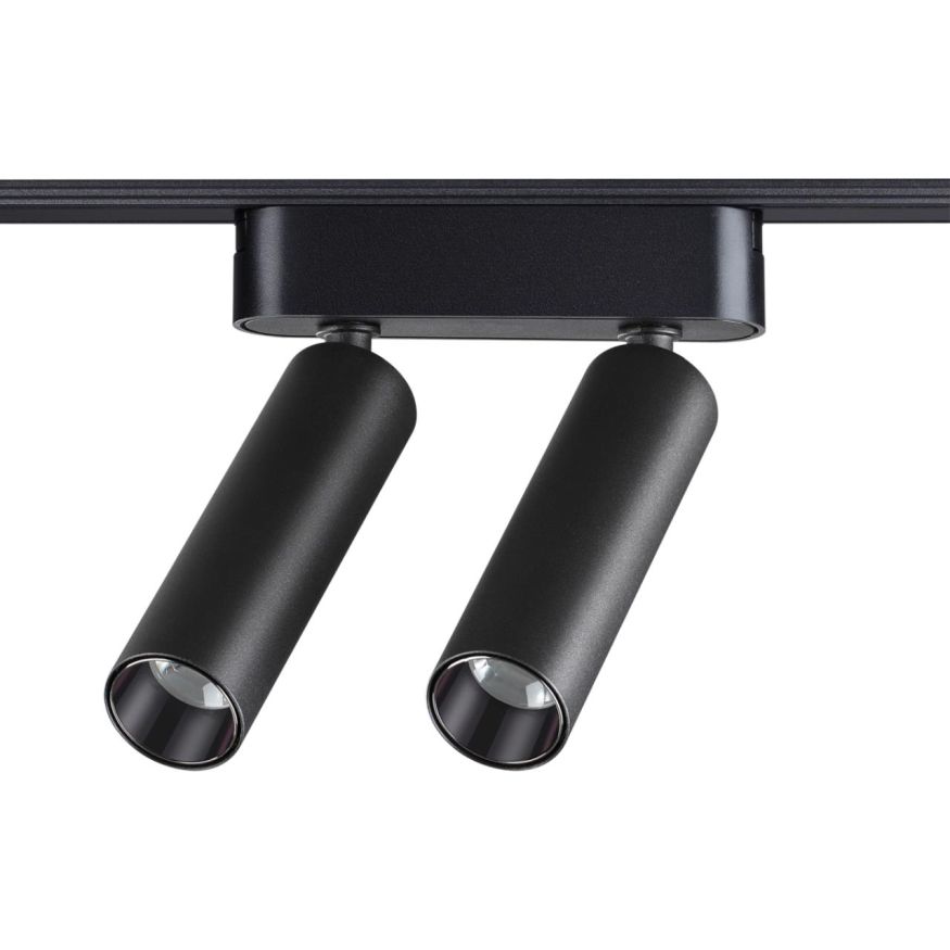 Трековый светильник для низковольтного шинопровода NOVOTECH 359252 SMAL черный