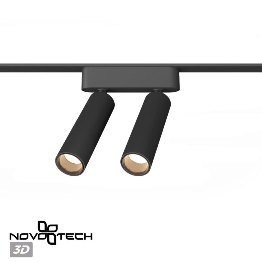 Трековый светильник для низковольтного шинопровода NOVOTECH 359252 SMAL черный