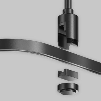 Комплектующие для систем освещения с токоведущими элементами Technical TRX154-RC80-B MAYTONI Accessories for tracks Flarity Черный