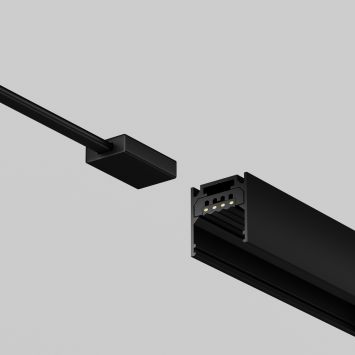 Комплектующие для уличной трековой системы с токоведущими элементами Outdoor O-TR002-HSP MAYTONI Комплектующие для уличной трековой системы Exility IP Черный