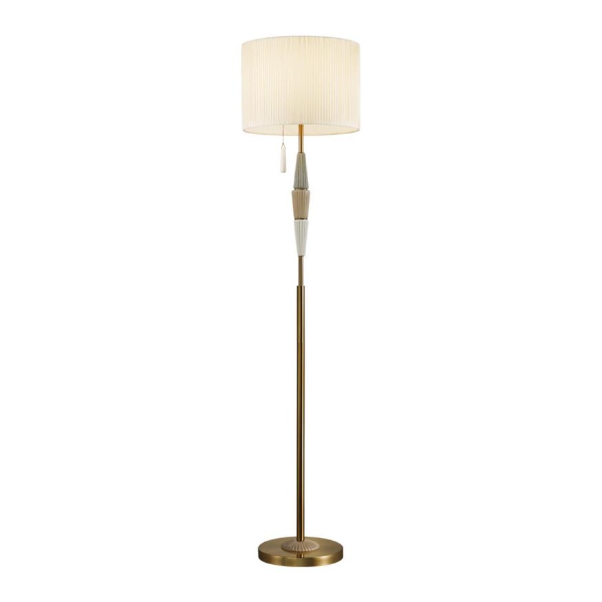 Торшер ODEON LIGHT EXCLUSIVE 5403/1FA Latte коричневый/кремовый