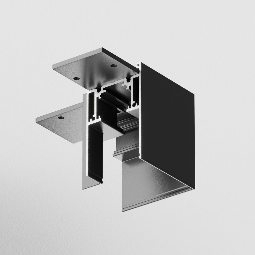 Комплектующие для накладной трековой системы Technical TRX010CL-21B MAYTONI Accessories for tracks Gravity Черный