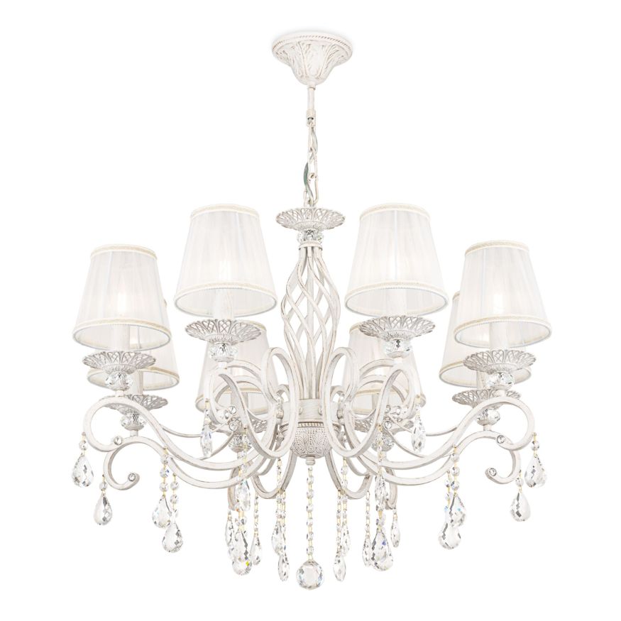 Люстра Maytoni ARM247-08-G Maytoni Grace Белый