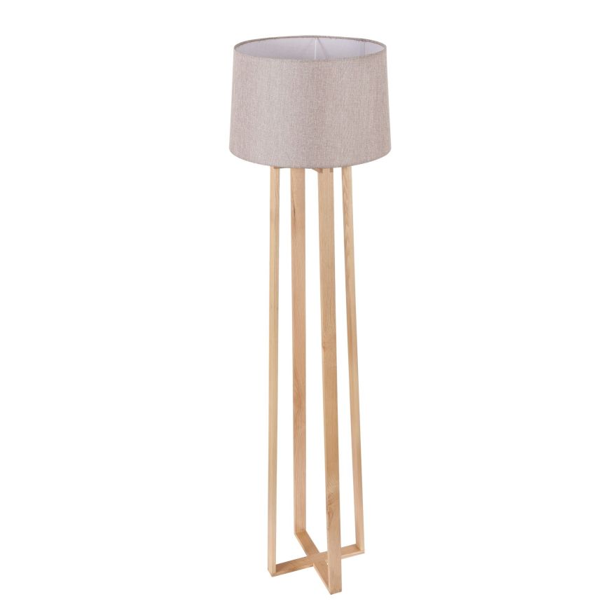 Напольный светильник (торшер) Freya FR5134-FL-01-BG Freya Nubi Дерево