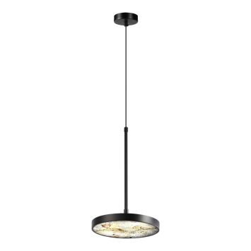Подвес ODEON LIGHT 5064/15L BERGI матовый черный/серо-бежевый
