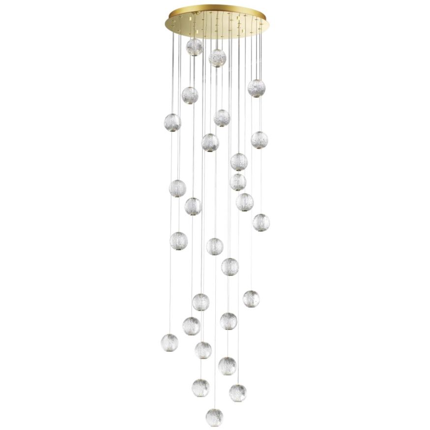 Люстра каскадная ODEON LIGHT 5008/120L CRYSTAL хром/прозрачный/металл/акрил