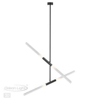 Потолочный светильник ODEON LIGHT 4307/4 SOHO черный