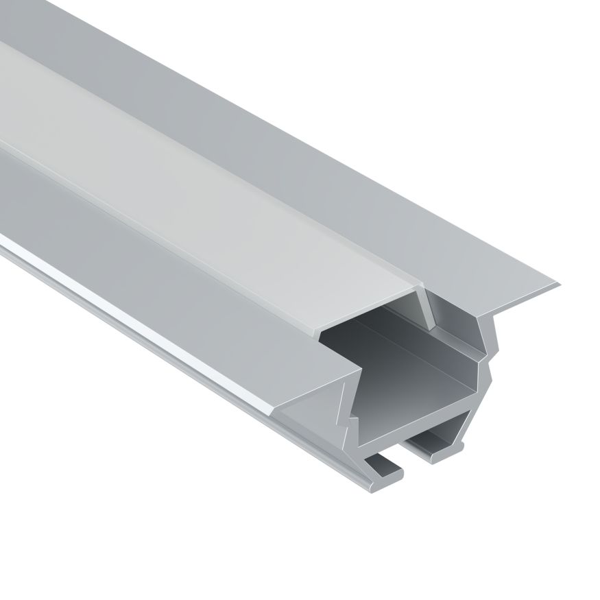 Профиль Led Strip ALM010S-2M MAYTONI Встраиваемый с накладным фланцем профиль Серебро