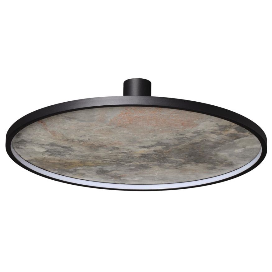 Настенно-потолочные ODEON LIGHT 5078/55L STOFLAKE матовый черный/серо-бежевый