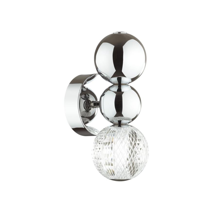 Бра ODEON LIGHT 5007/4WL CRYSTAL хром/прозрачный/металл/акрил
