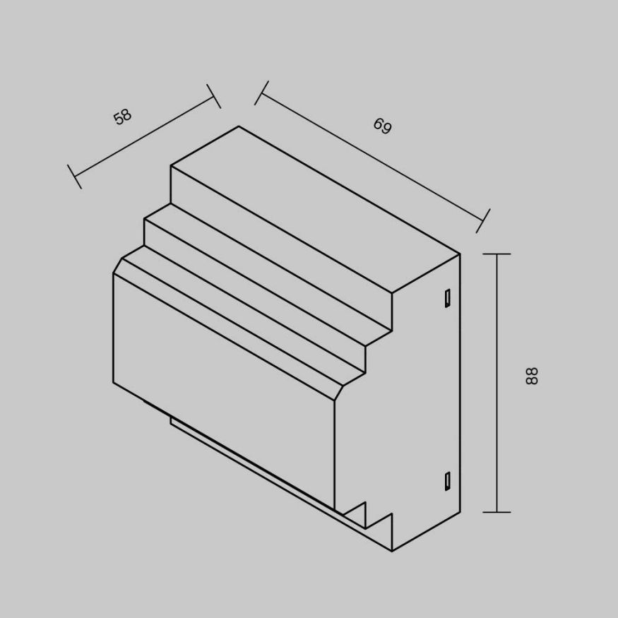 Источник напряжения Led Strip 831005 MAYTONI Источники напряжения 48В Черный