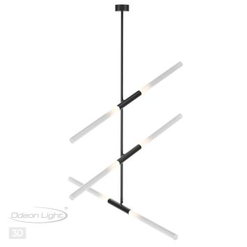 Потолочный светильник ODEON LIGHT 4307/6 SOHO черный