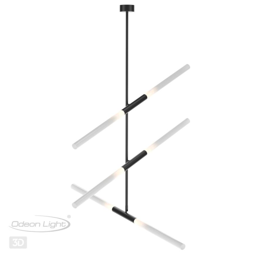 Потолочный светильник ODEON LIGHT 4307/6 SOHO черный