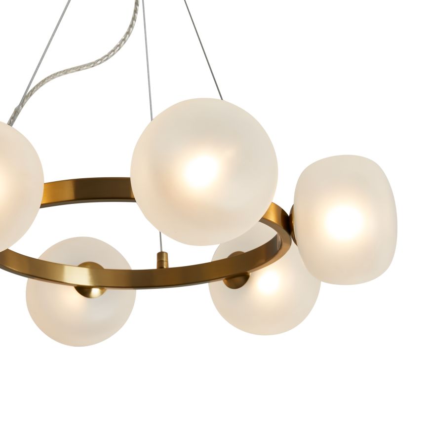 Подвесной светильник Freya FR5444PL-06BS Freya Donuts Латунь