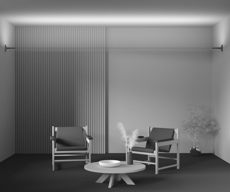 Профиль Led Strip LM-B-12M MAYTONI Тросовая система Черный