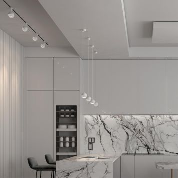 Светильник накладной, длина провода 2м NOVOTECH 370809 GARN белый