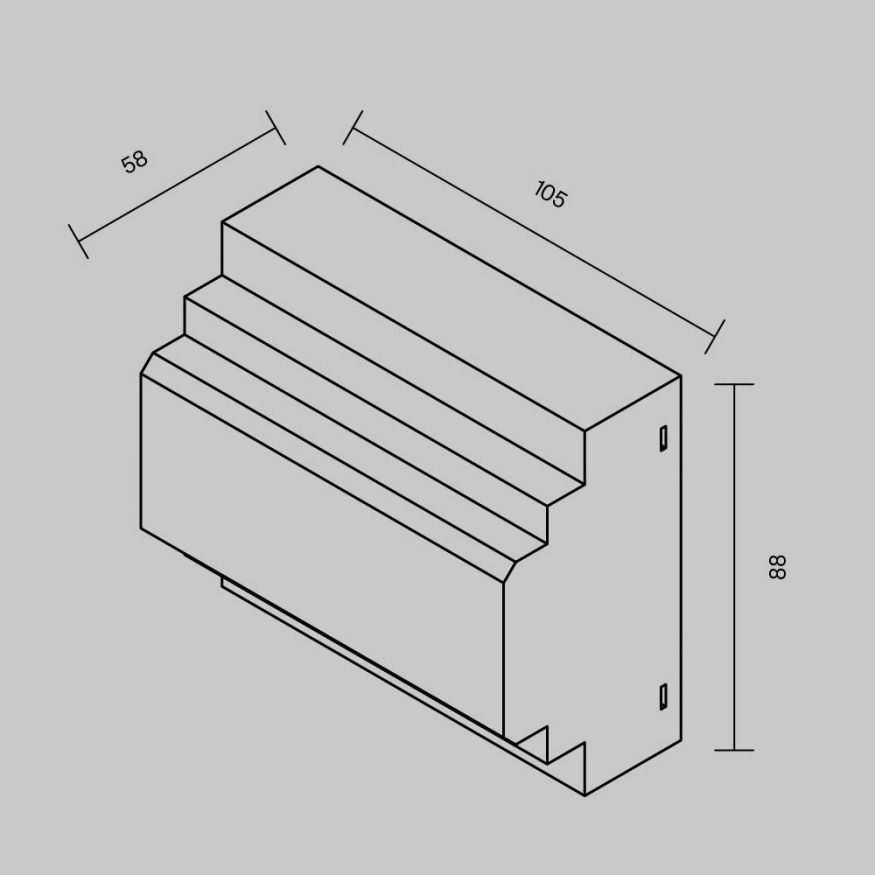 Источник напряжения Led Strip 831006 MAYTONI Источники напряжения 48В Черный