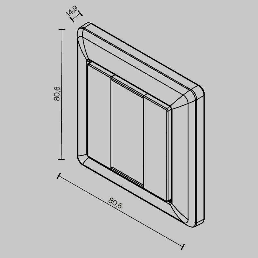 Панель управления Lighting control 721043 Lighting control Панели управления Черный