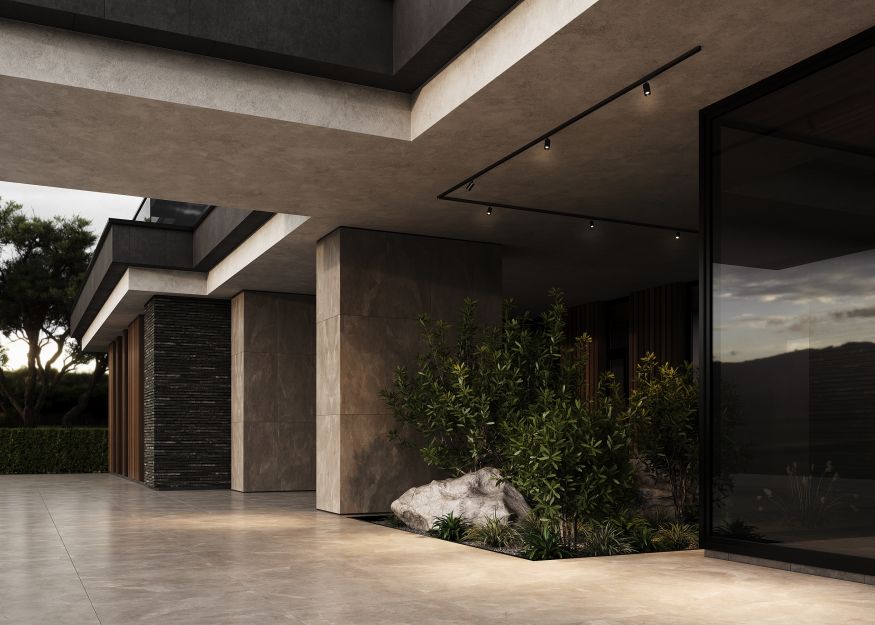 Уличный трековый светильник Outdoor O-TR02-1-S-8WB3K MAYTONI Focus Led Черный