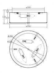 Потолочный светильник Maytoni MOD096CL-03CH Maytoni Ripple Хром