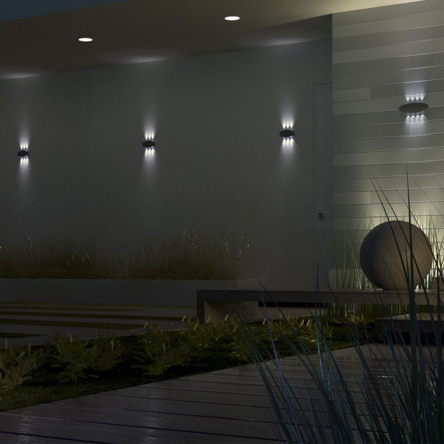 Ландшафтный настенный светильник NOVOTECH 358564 CALLE темно-серый