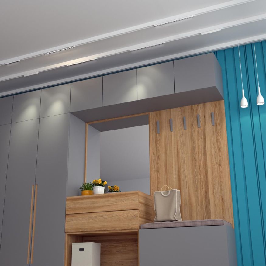 Трековый светильник для низковольного шинопровода NOVOTECH 358542 FLUM белый