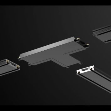 Соединитель с токопроводом "T" для низковольтного шинопровода NOVOTECH 135210 SMAL белый
