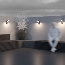 Настенный светильник (бра) Outdoor O595WL-L12B3K MAYTONI Paso Черный