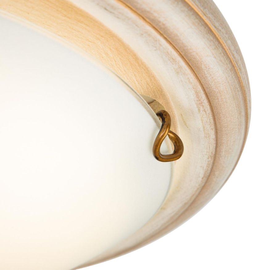 Настенно-потолочный светильник SONEX 7605/BL PROVENCE белый/кремовый/бронза