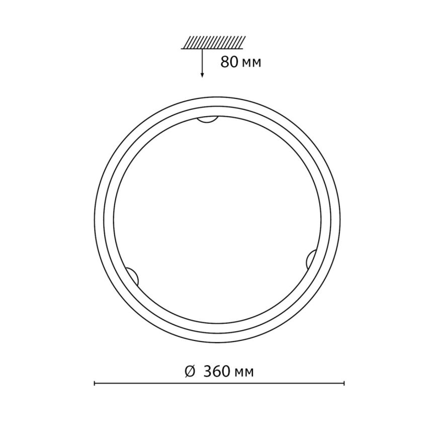 Настенно-потолочный светильник SONEX 7605/BL PROVENCE белый/кремовый/бронза