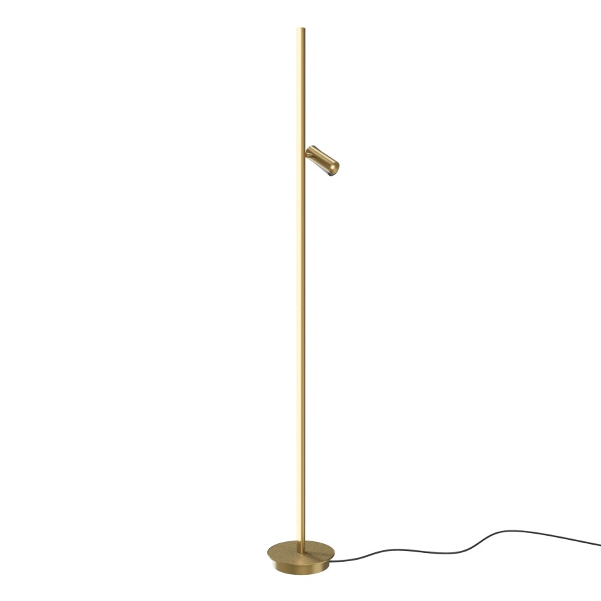 Напольный светильник (торшер) Maytoni MOD395FL-L28BS3K Maytoni Thin Латунь