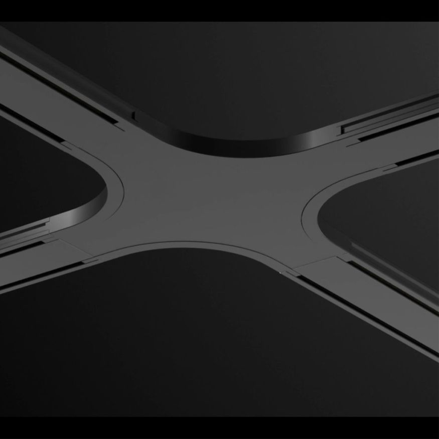 Соединитель с токопроводом &quot;Х&quot; для низковольтного шинопровода NOVOTECH 135212 SMAL белый