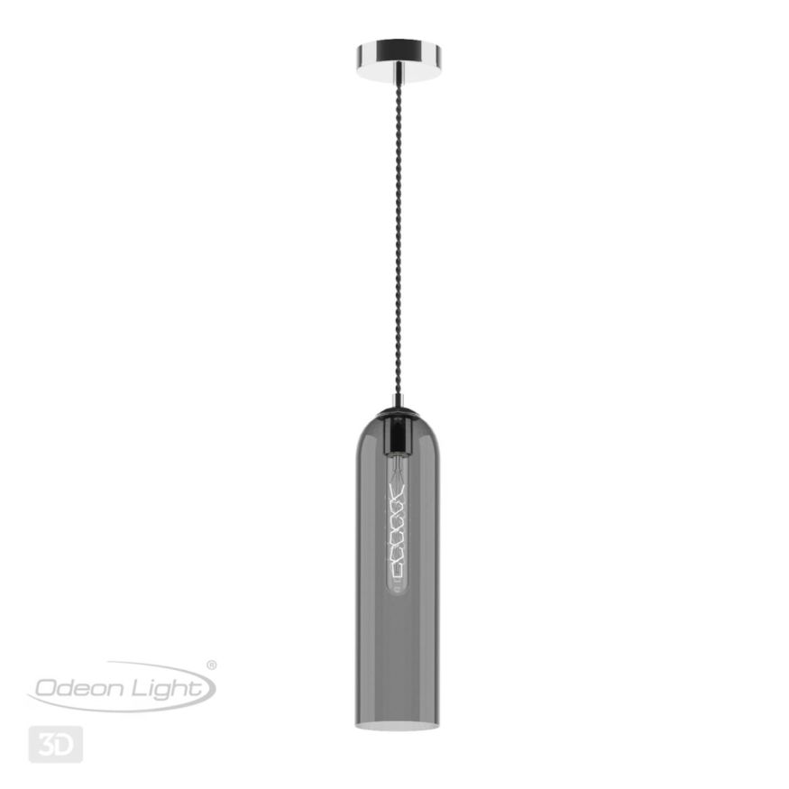 Подвес ODEON LIGHT 4805/1 VOSTI никель/дымчатый