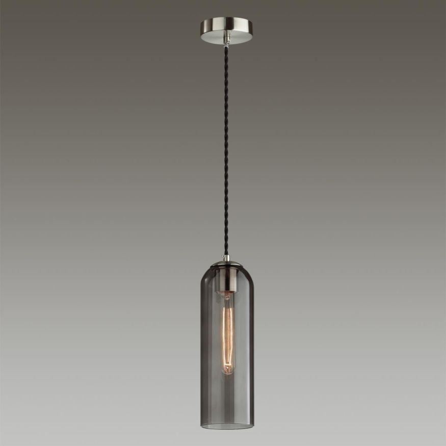 Подвес ODEON LIGHT 4805/1 VOSTI никель/дымчатый