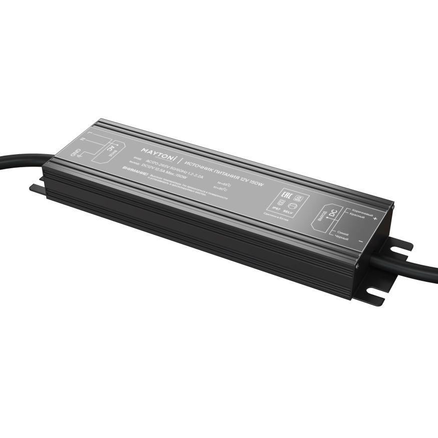 Источник напряжения Led Strip 020207 MAYTONI Блоки питания 12В Черный