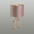 Настольная лампа LUMION 5661/1T STACY матовое золото, розовый