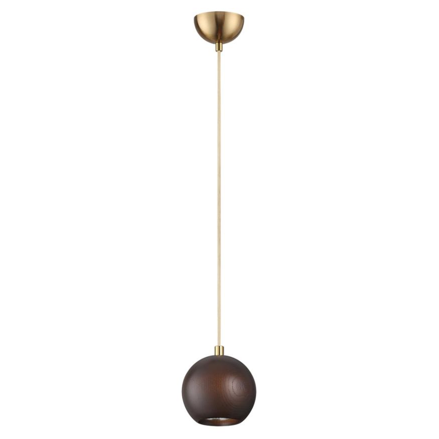 Подвесной ODEON LIGHT 7062/1 CAUCHO темное дерево/бронзовый