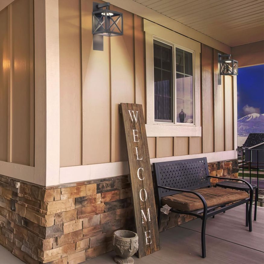 Ландшафтный настенный светильник NOVOTECH 358447 DANTELA темно-серый