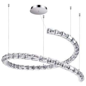 Люстра ODEON LIGHT 5010/129L Serpa хром/прозрачный/металл/акрил