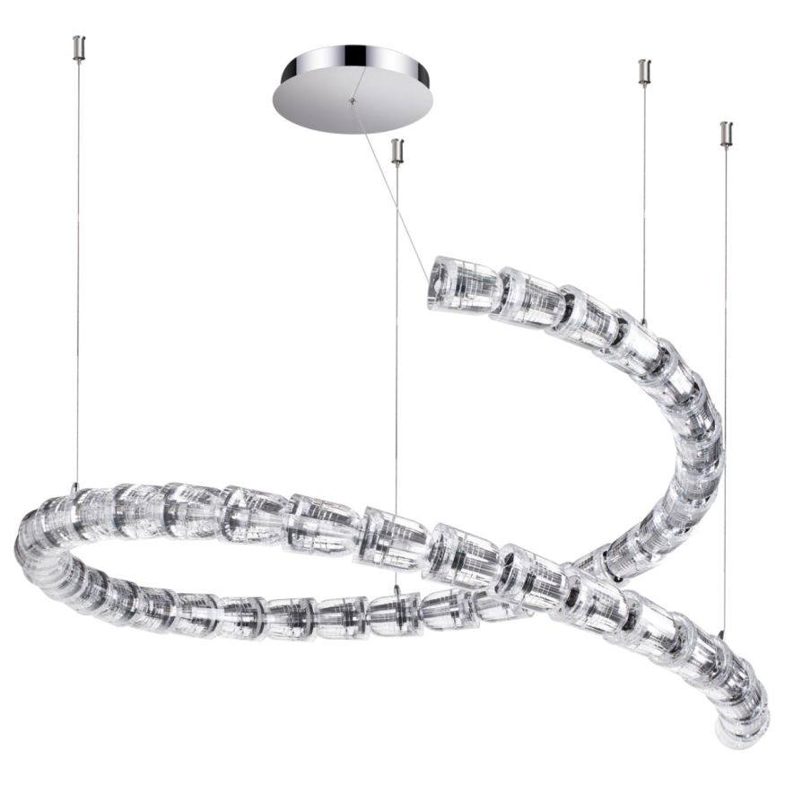 Люстра ODEON LIGHT 5010/129L Serpa хром/прозрачный/металл/акрил
