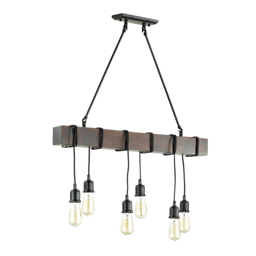 Люстра LUMION 3740/6 KLAUS черный