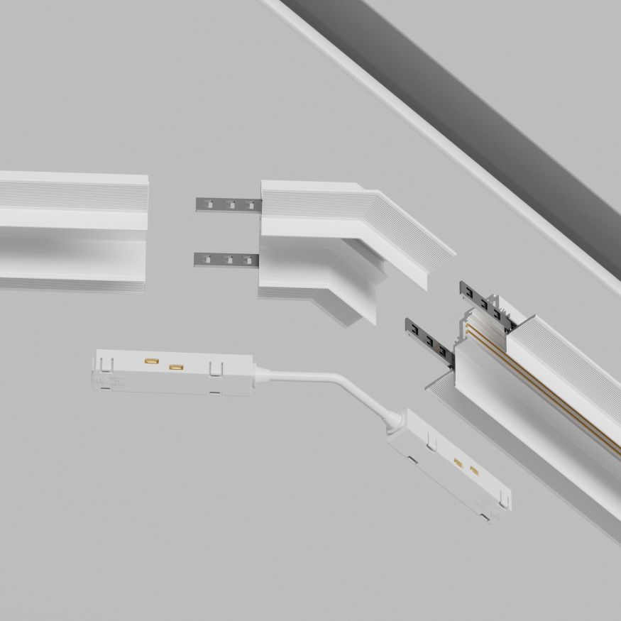 Комплектующие для встраиваемой трековой системы Technical TRA010CLO-42W MAYTONI Accessories for tracks Gravity Белый