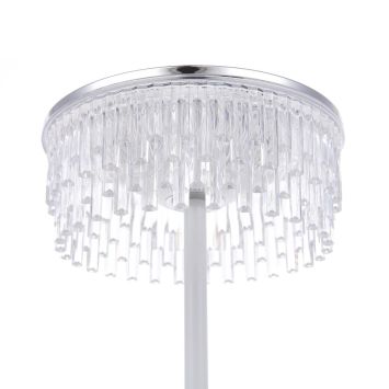 Настольная лампа LUMION 8253/1TL SATIANA серебро, белый, прозрачный