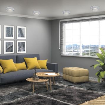 Светильник поворотный светодиодный встраиваемый NOVOTECH 358001 STERN белый