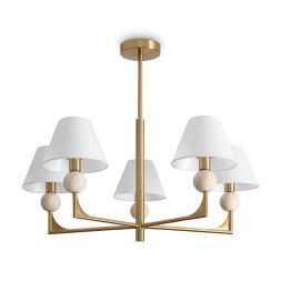 Потолочный светильник Freya FR2043CL-05BS Freya Riley Латунь