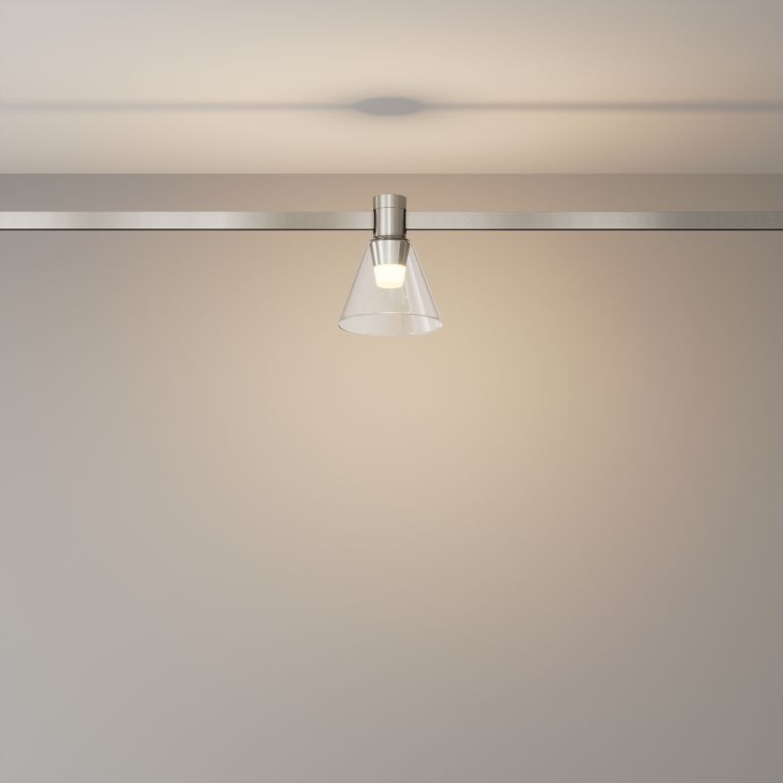 Трековый светильник Technical TR147-1-3W3K-PT MAYTONI Bianca Платина